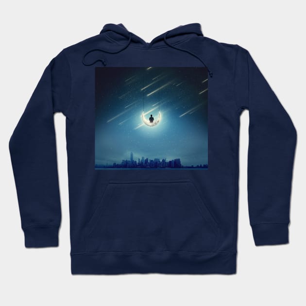 night swing Hoodie by psychoshadow